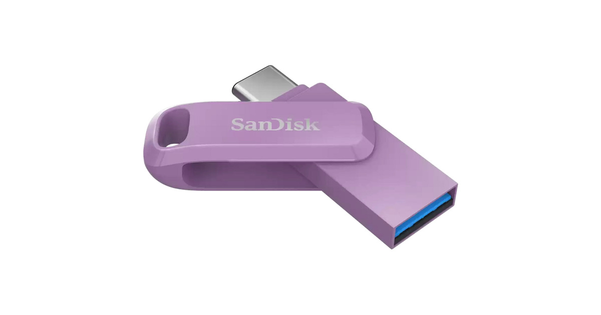 SanDiskUltra Dual Drive Go USB Type-C™ - 512 GB usb-stick  (Lila)