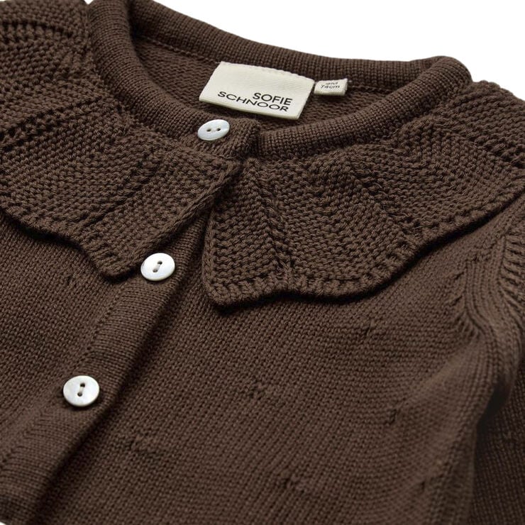 Sofie Schnoor Cardigan Chocolate brown
