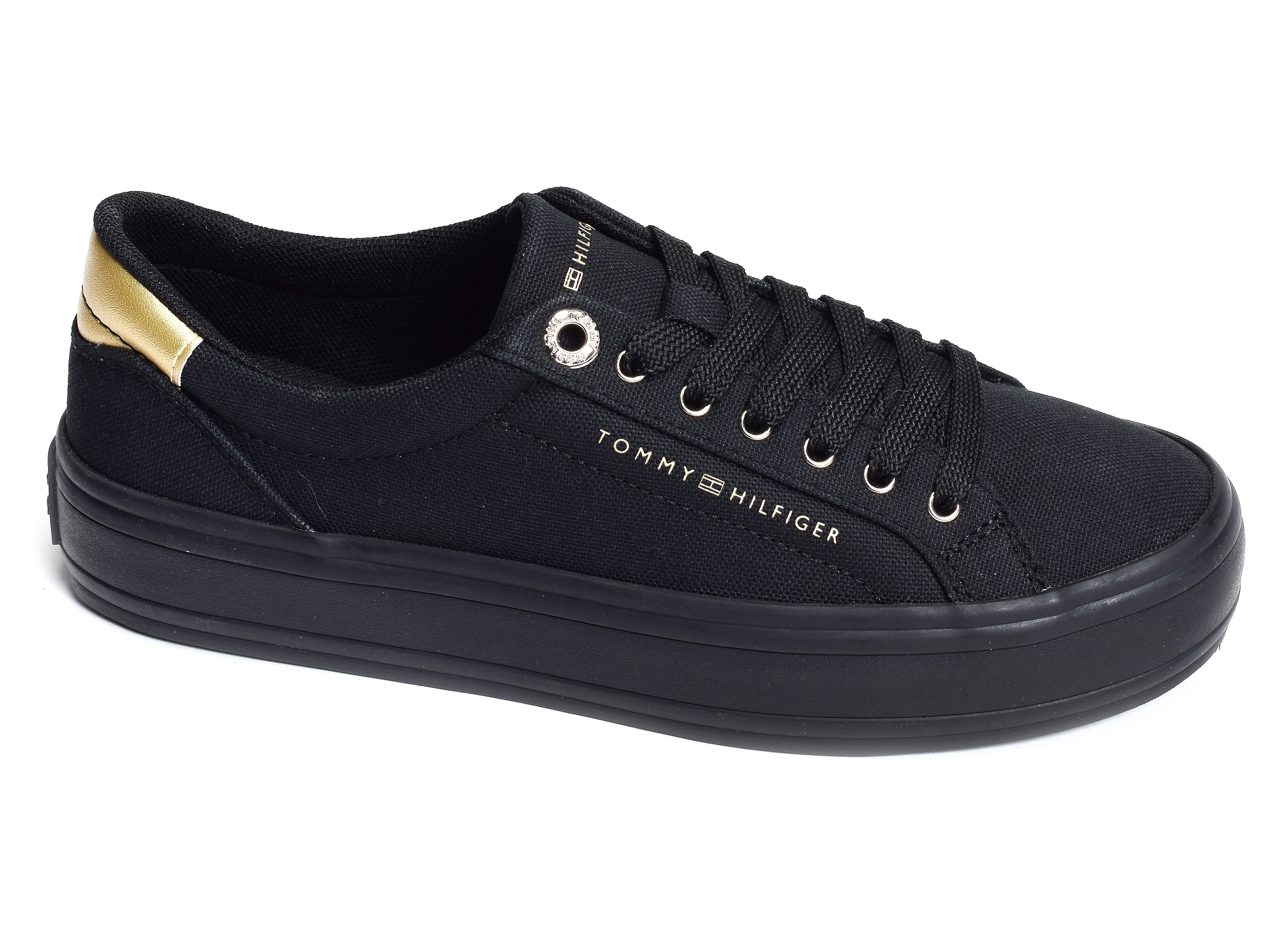 Essential vulc canvas sneaker 7682 noir