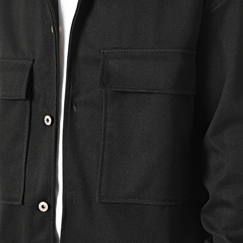 Ensemble Surchemise Et Pantalon Cargo Noir