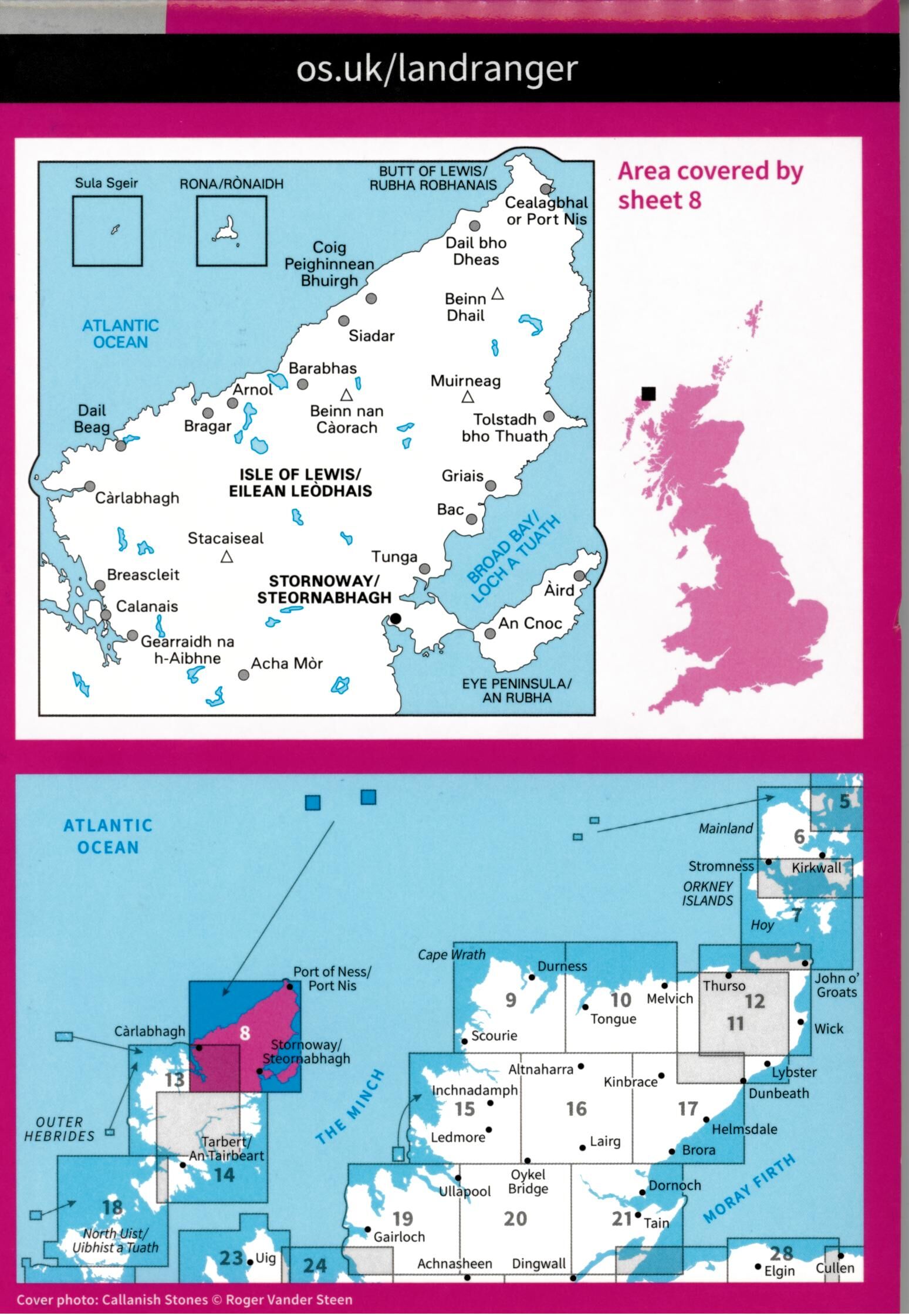 ORDNANCE SURVEY - 8 GB STORNOWAY 1 50 000
