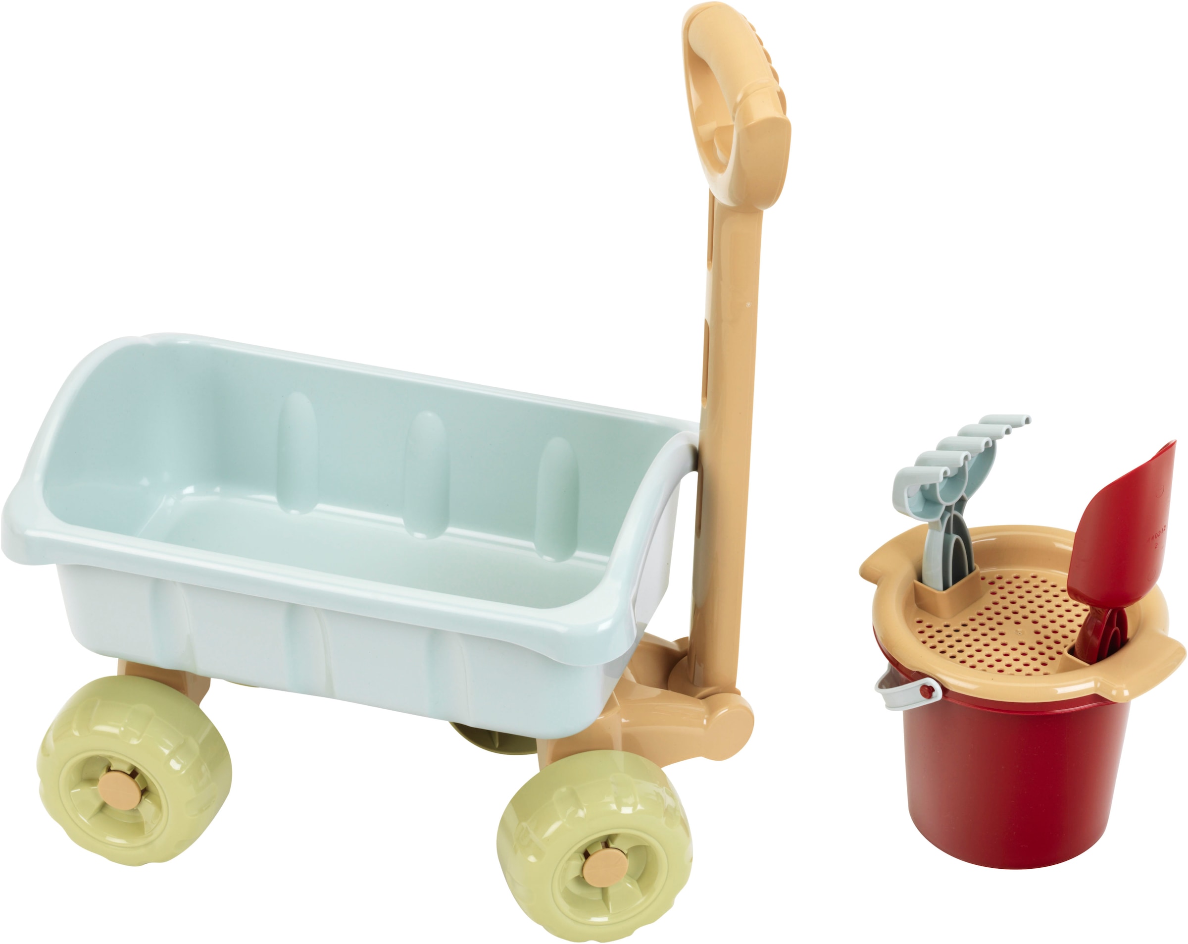 Klein Bollerwagen »Little Foot, Spiel-Bollerwagen mit Eimerset, aus Recyclingkunststoff« Made in Germany