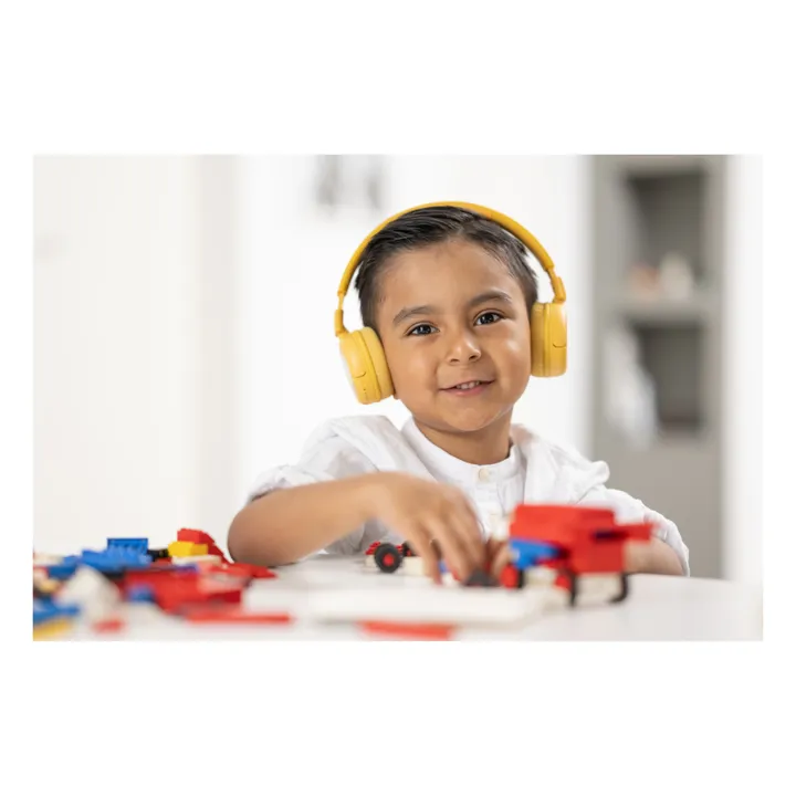 Buddyphones Casque audio enfant Pop Fun | Jaune