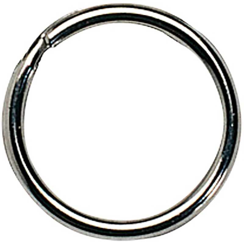 Rieffel Schlüsselringe 8050 FS, 10 mm, 100 Stück, silber