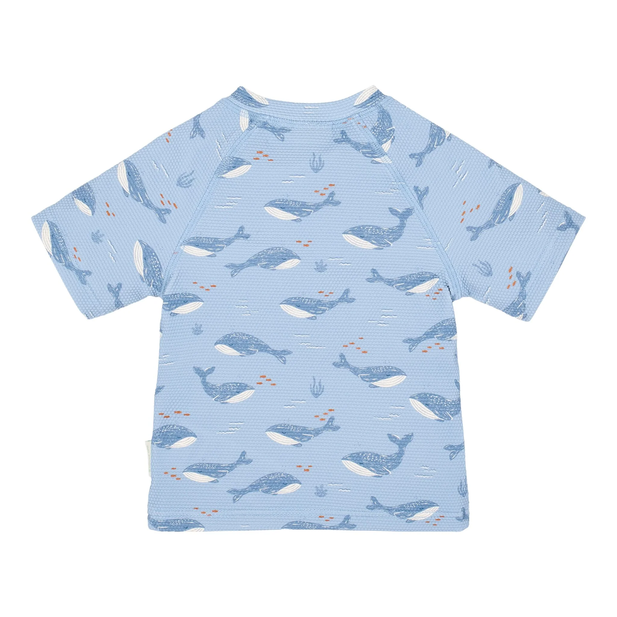 Blauw zwemshirt kind walvissen UPF40  | Comfort & zonbescherming