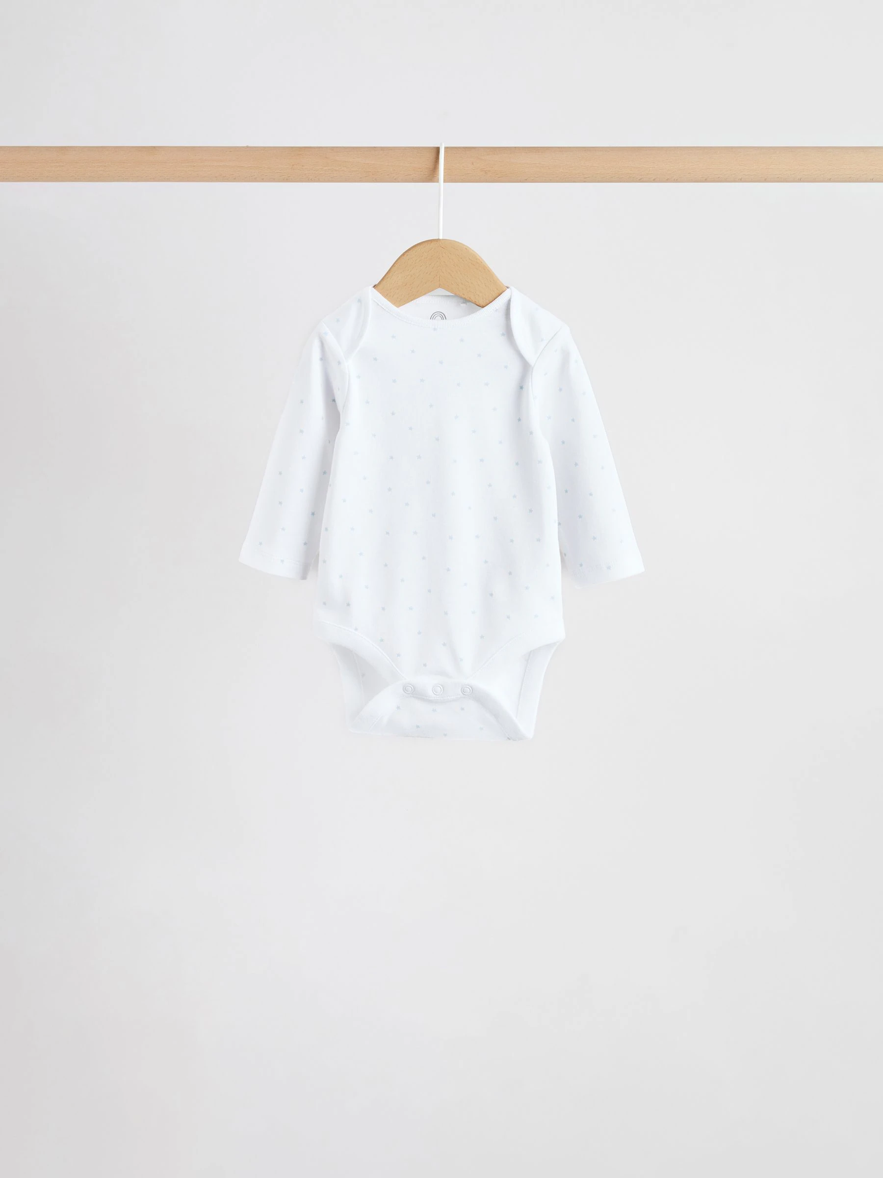 Blauw - Long Sleeved Baby Bear Bodysuit
