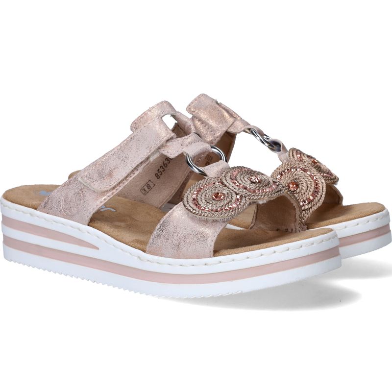 Rieker Slippers Roze Dames