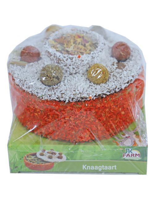 Jr Farm Knaagtaart - Knaagdiersnack - 13.5 x 13.5 x 11 cm 200 g