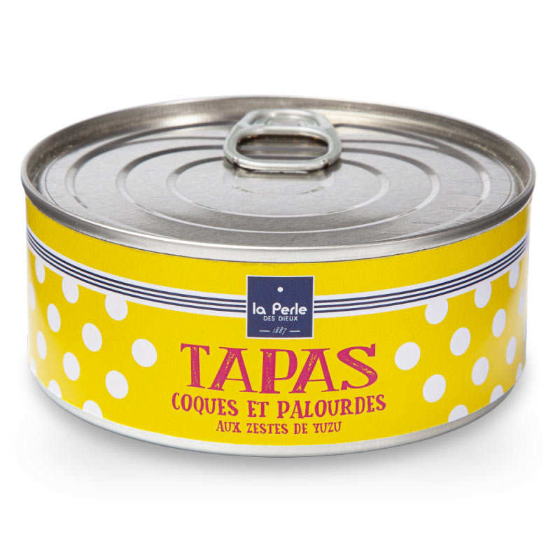 Tapas de coques et palourdes au zeste de yuzu