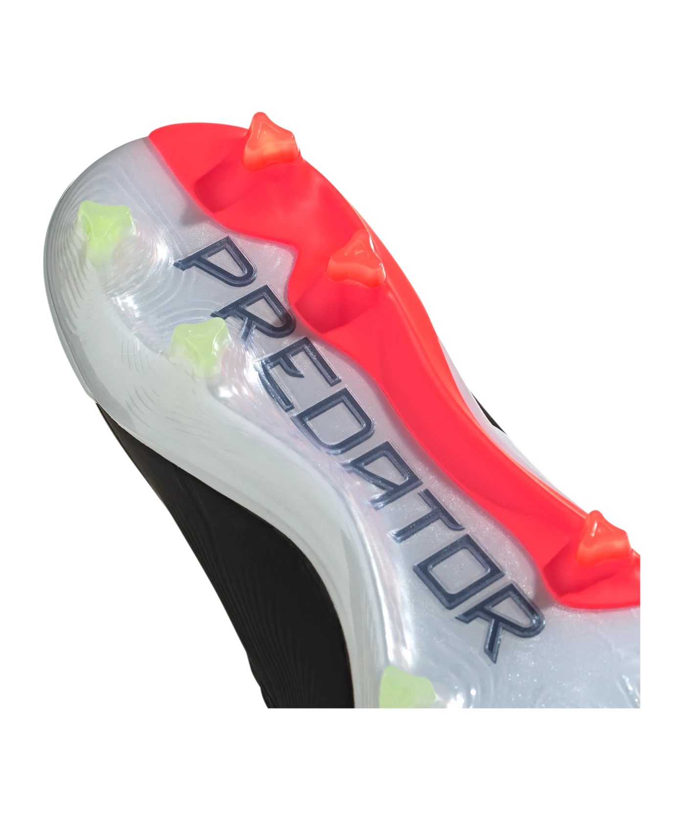 adidas Predator Elite LL FG Solar Energy Schwarz Weiss Rot