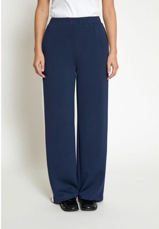 Peppercorn - Dicette - Broek - Navy - Jersey - Color-Blocking