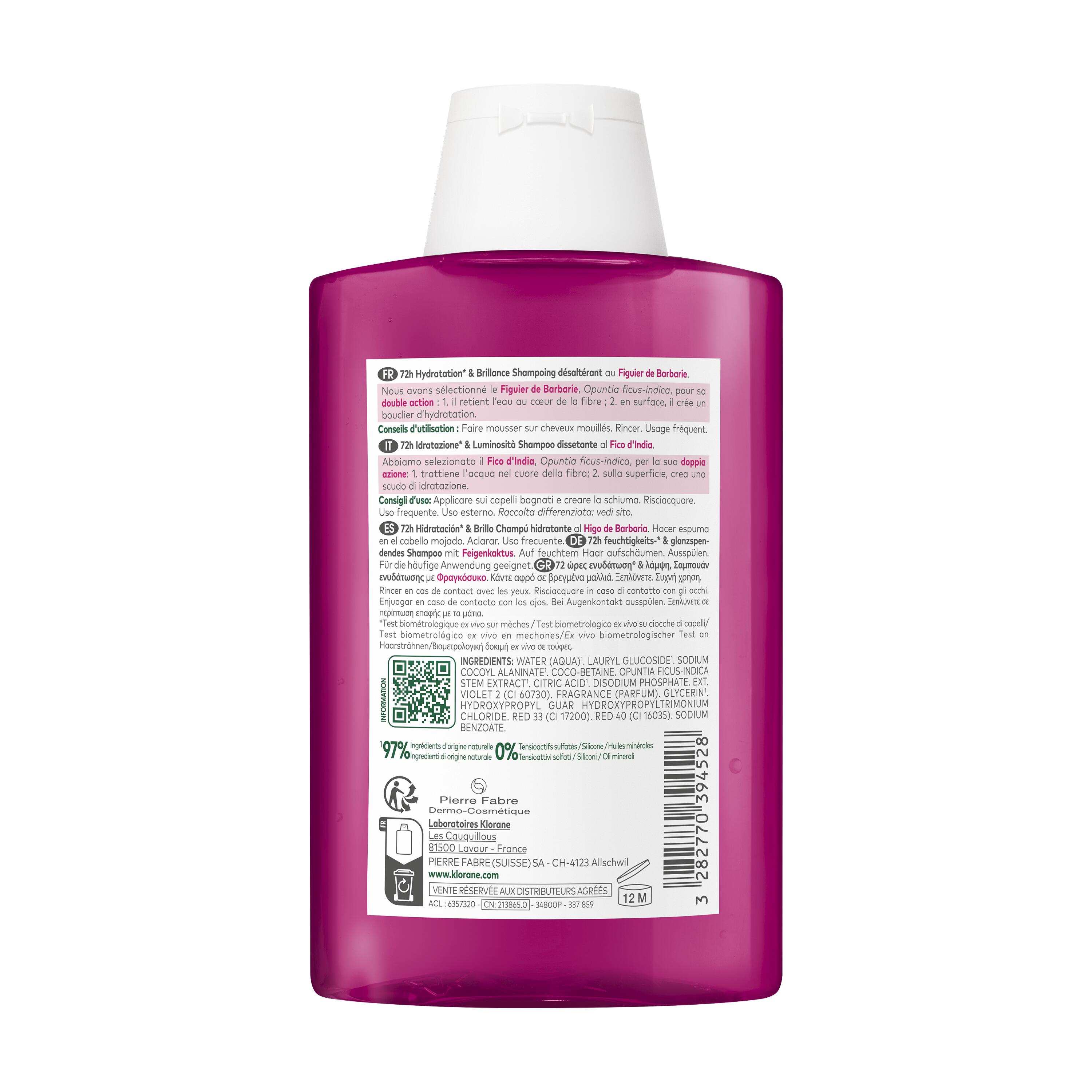 Klorane Shampoo<br>200 ml, Flasche, Feigenkaktus