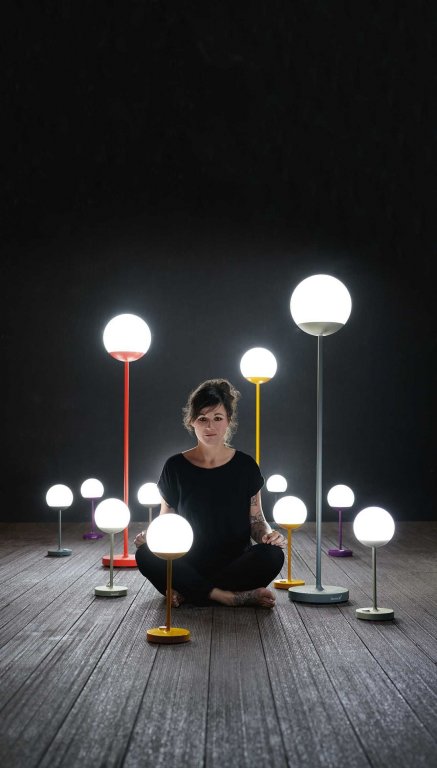 Fermob MOOON! Vloerlamp H134 LED cactus