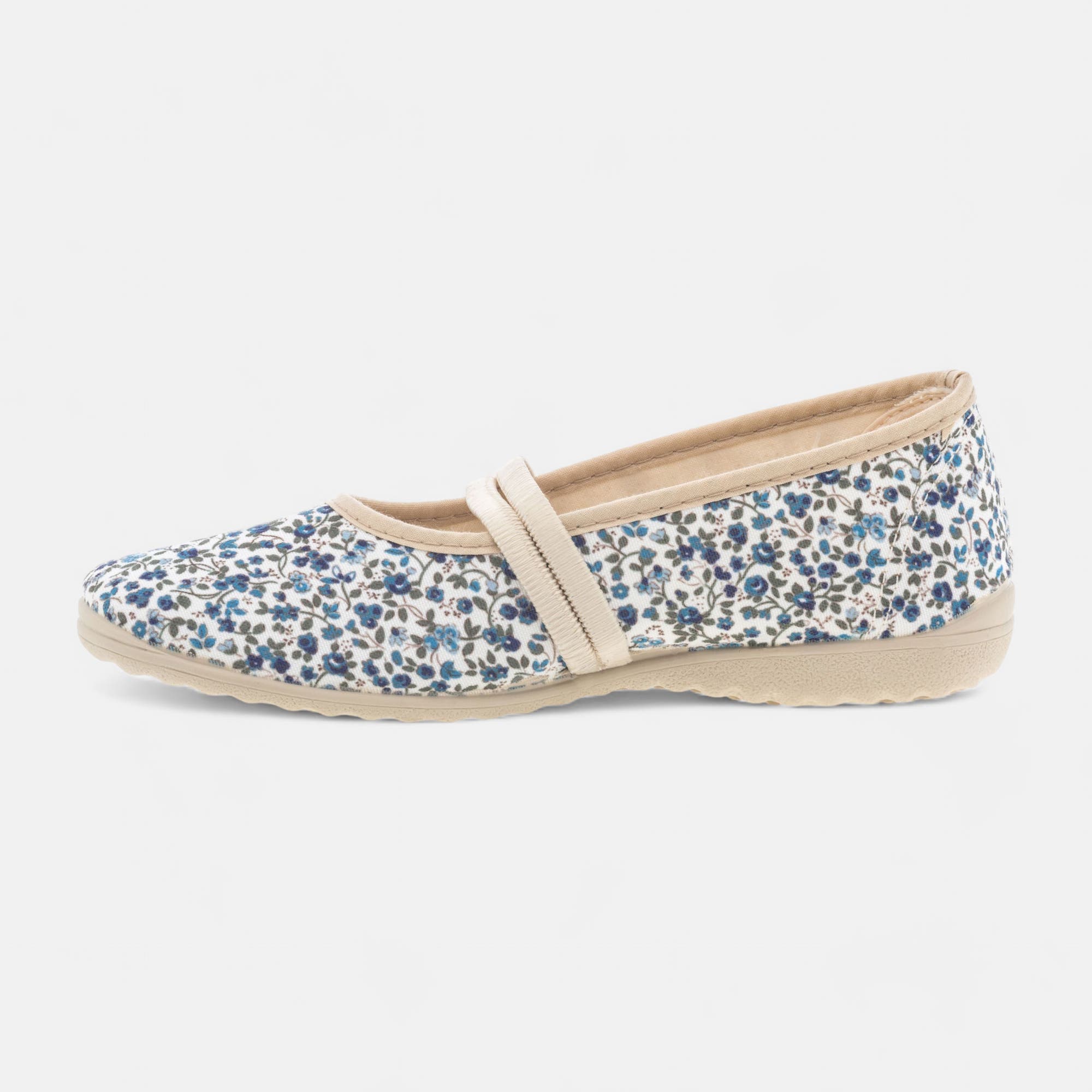 Chaussons ballerines Femme bleu