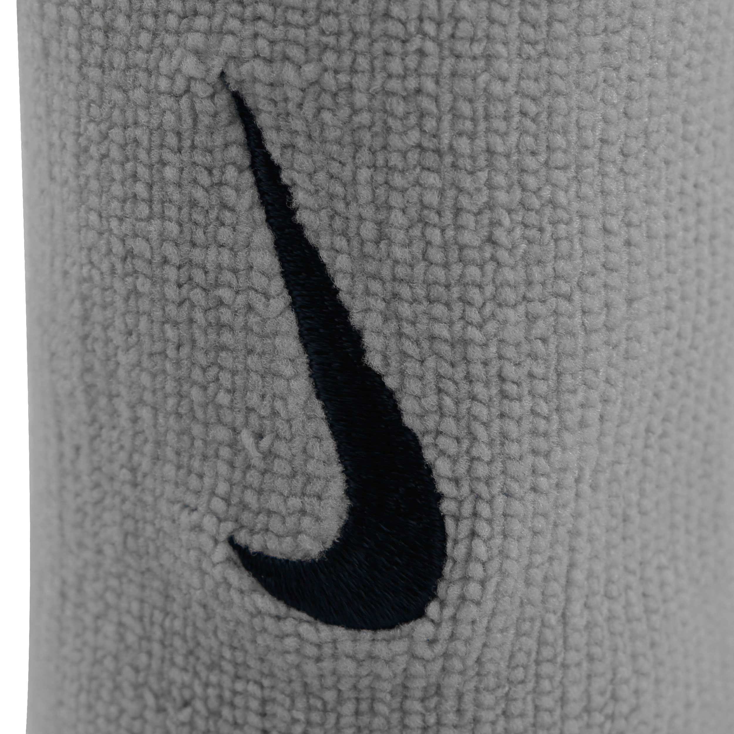 Nike Swoosh Doublewide Poignet Pack De 2 Unités - Gris Clair , Noir