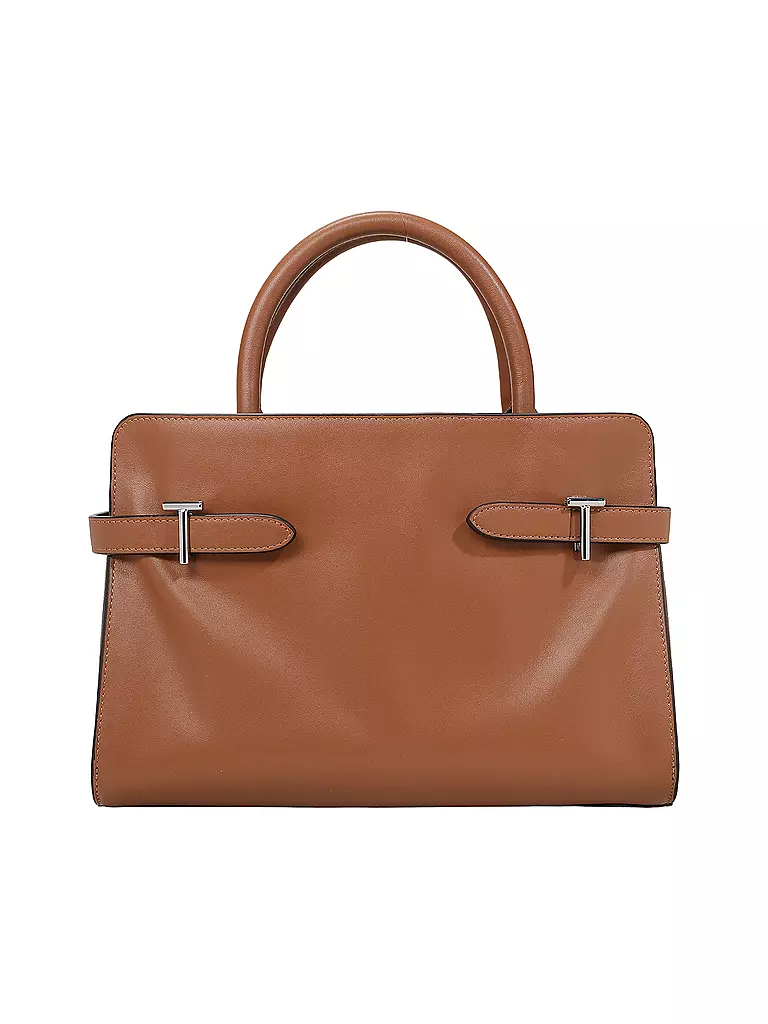 LE TANNEUR Ledertasche - Henkeltasche EMILIE SOFT braun