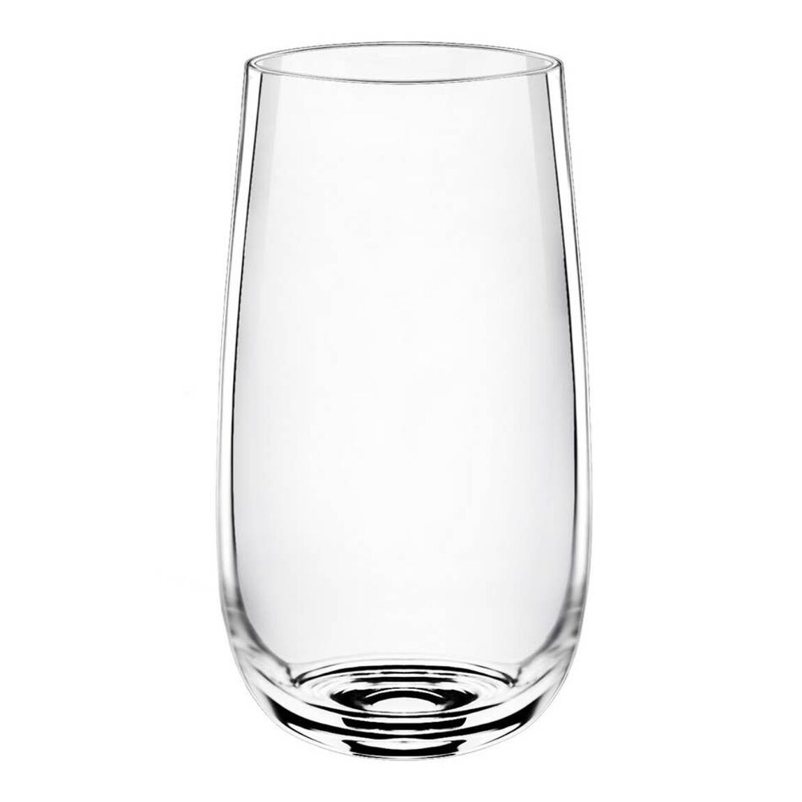 Wilmax Longdrink- und Wasserglas-Set – 6 kristalline Gläser – 540 ml