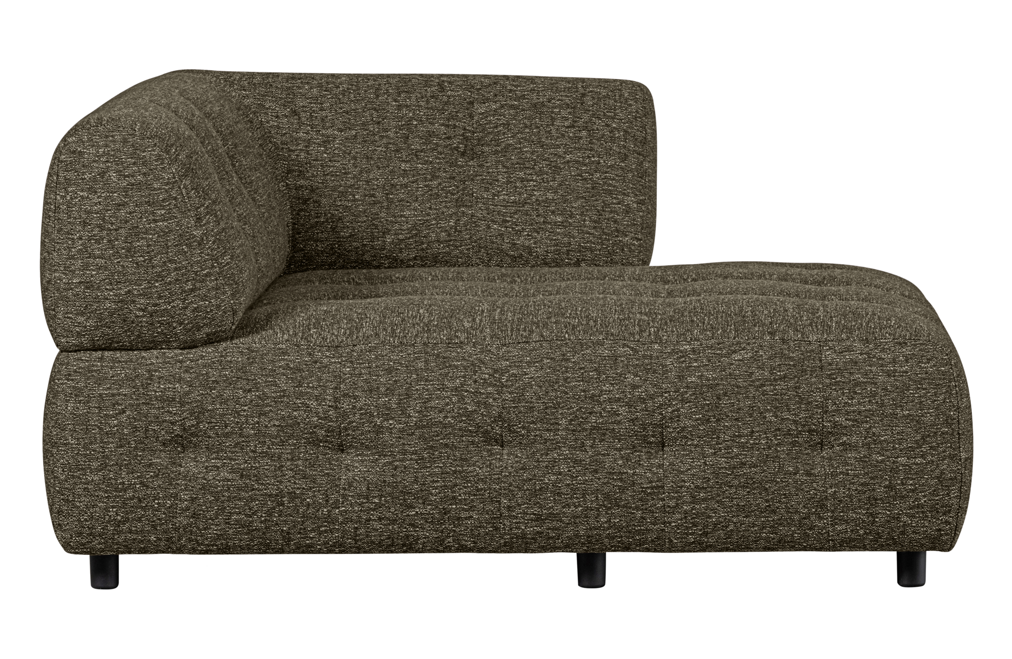 1,5-zits chaise longue Louis melange met arm rechts Louis 1,5-zits chaise longue met arm rechts Melange - Leaf