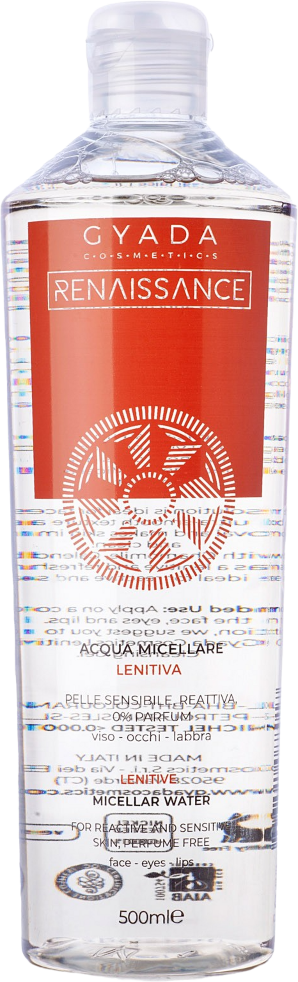 GYADA Cosmetics  RENAISSANCE Beruhigendes Mizellenwasser, 500 ml