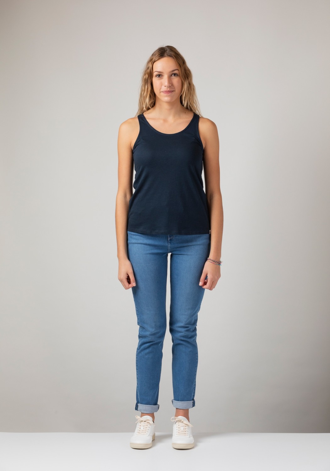 WE ARE ZRCL Damen Tank-Top Basic Blue