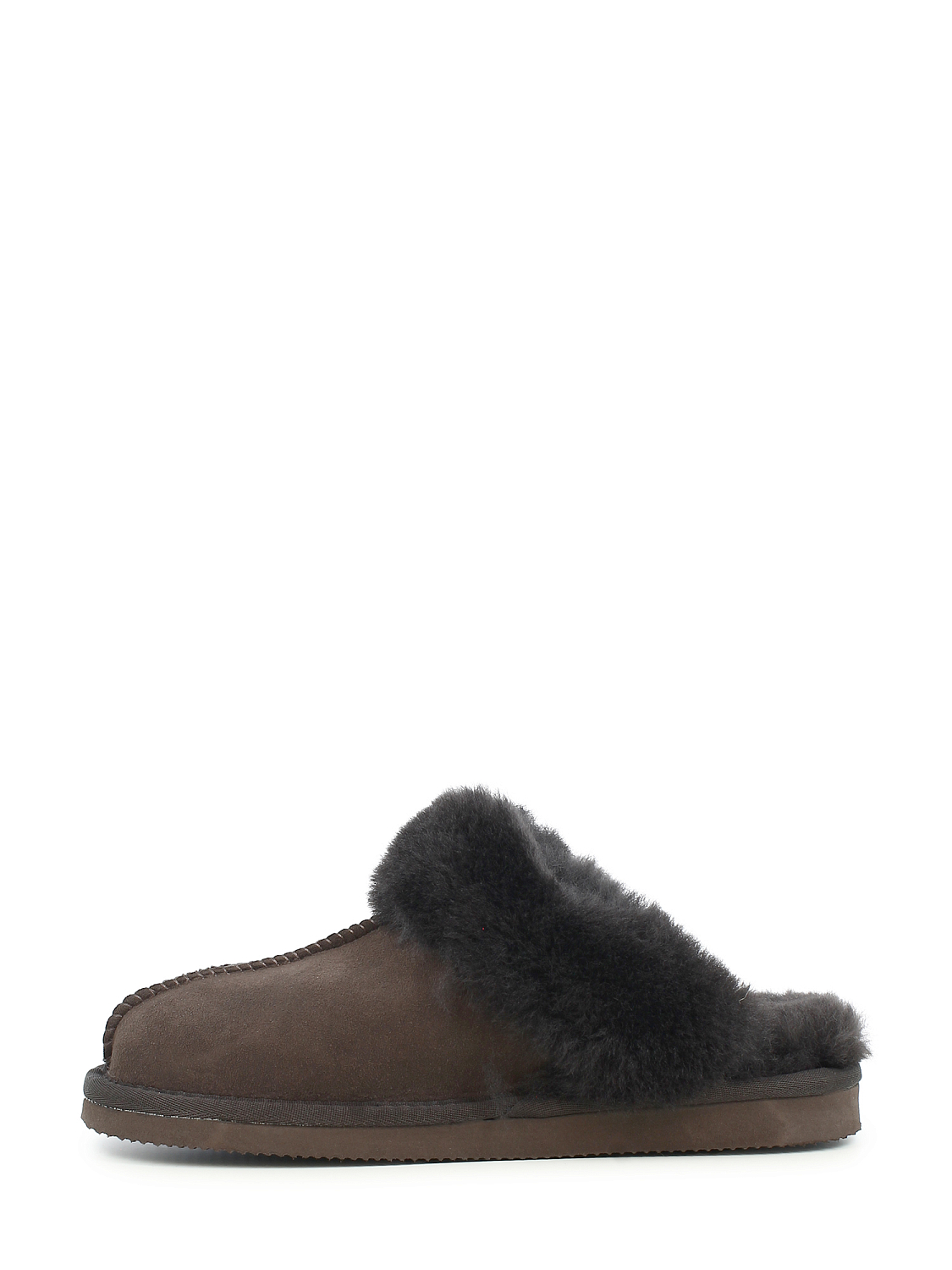 FOOT HUGGERS Luxe Suede Tøffel Brown
