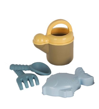 Dantoy BIO Plastic Sandset - 4 Teile - Grün/Blau
