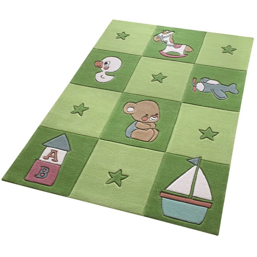 Smart Kids Kinderteppich Newborn grün