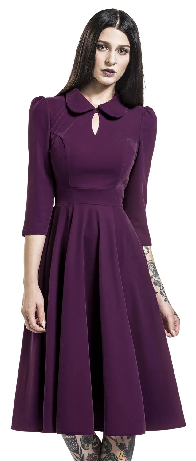 Robe De Cocktail En Velours | H&R London Robe mi-longue