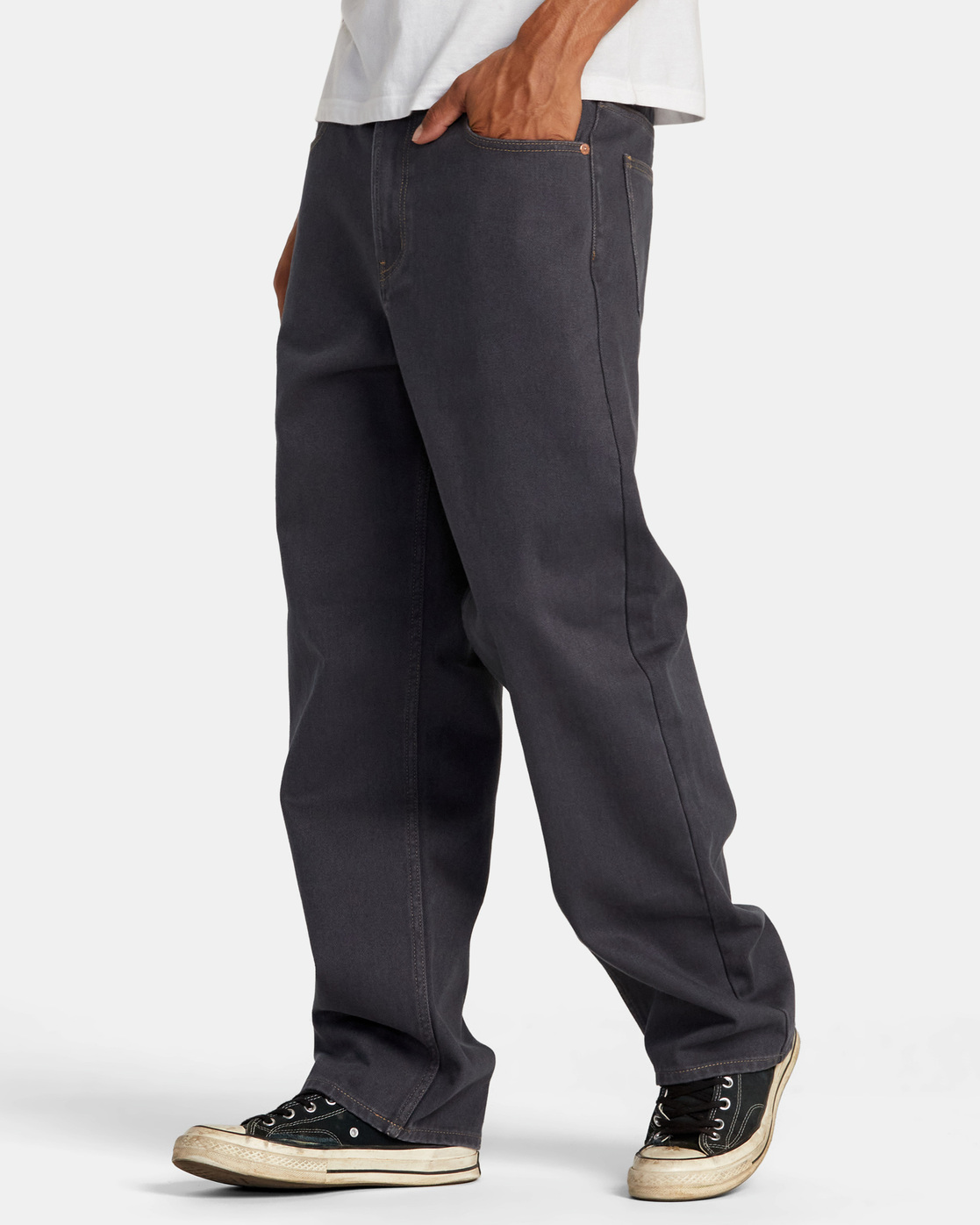 Rvca Skate Denim Garage Blue