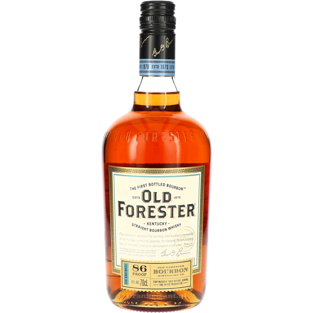 Old Forester Bourbon 86 Proof 70 cl