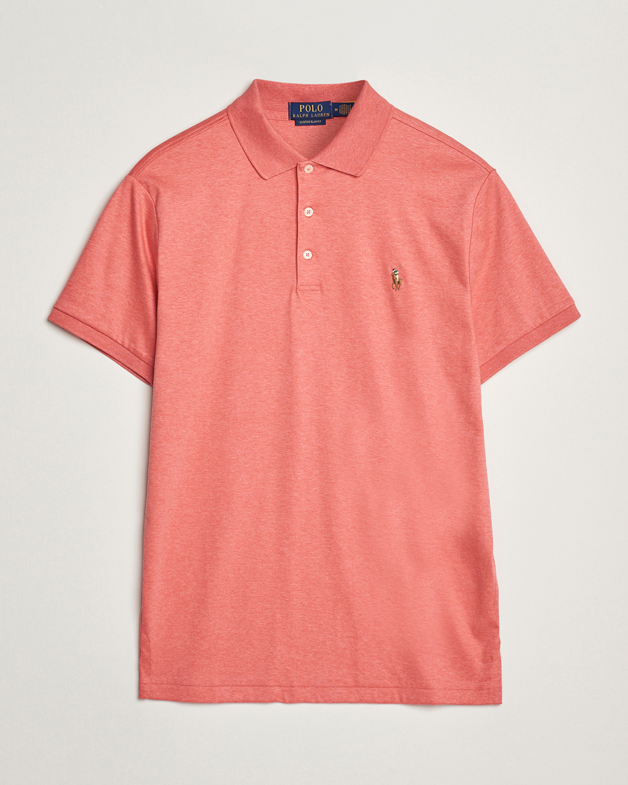 Polo Ralph Lauren Luxury Pima Cotton Polo Highland Rose Heather