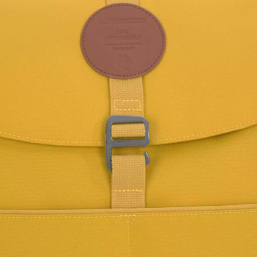 LÄSSIG Wickelrucksack GRE Backpack Adventure lemon curry