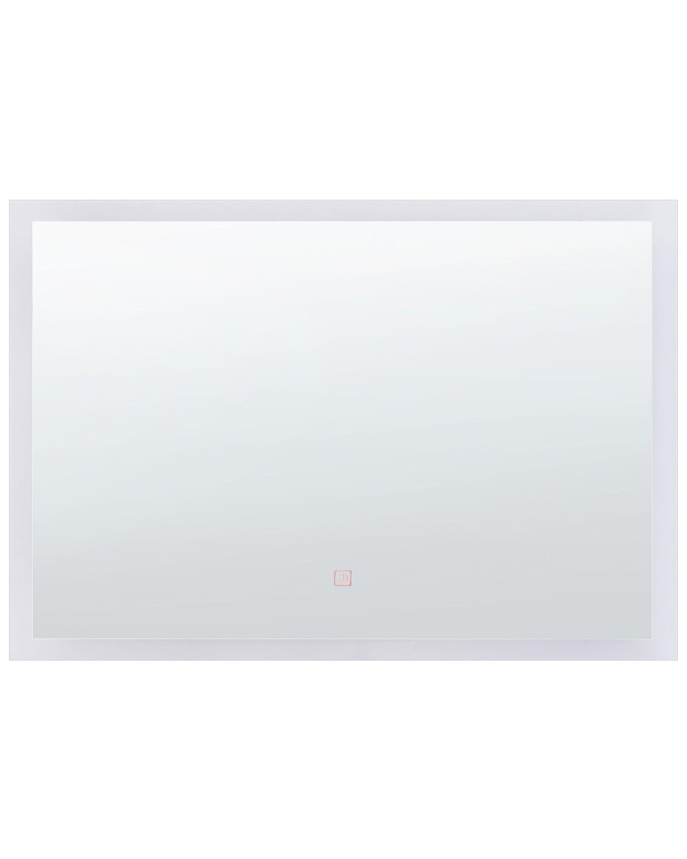 LED badkamerspiegel ADOUR 80 cm 60 cm Zilver