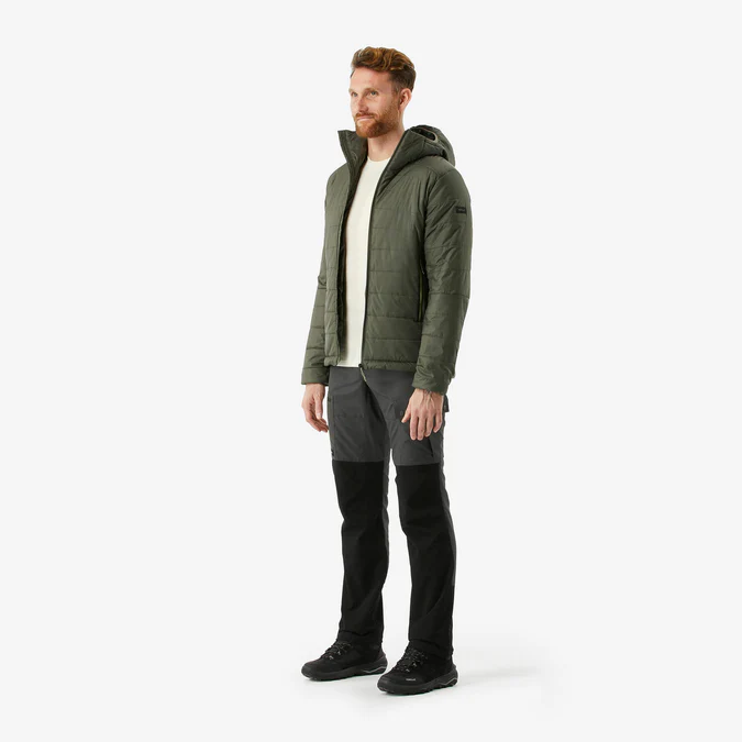 Decathlon Forclaz - Jaqueta sintética com capuz Forclaz MT100 para homem