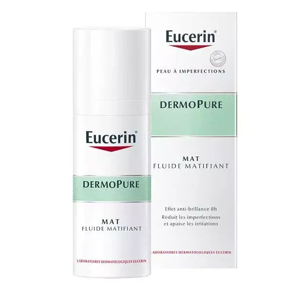 Fluido Matificante Eucerin DermoPure Mat para Pele com Tendência Acneica 50ml