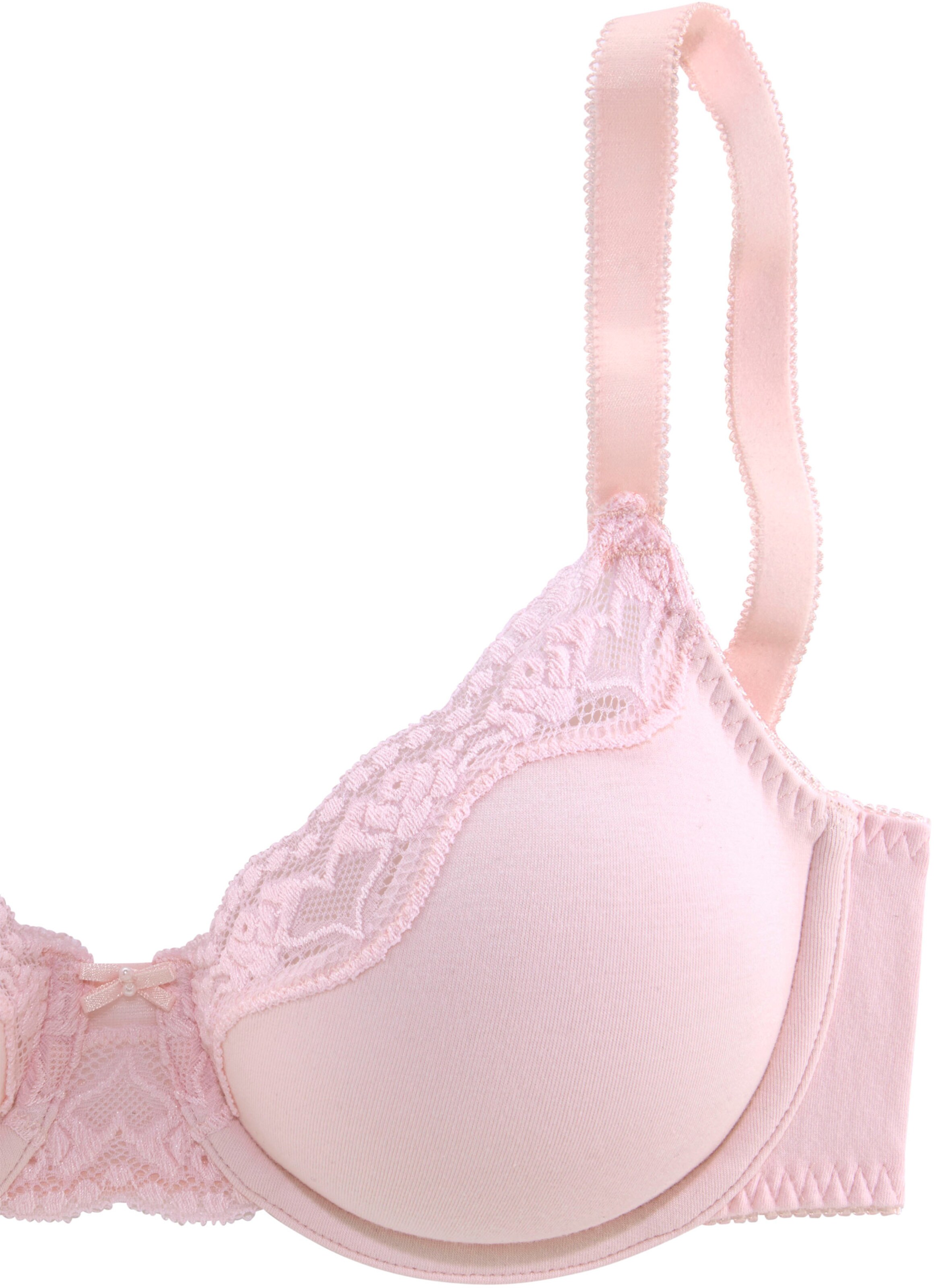 petite fleur Bügel-BH in puder+schwarz