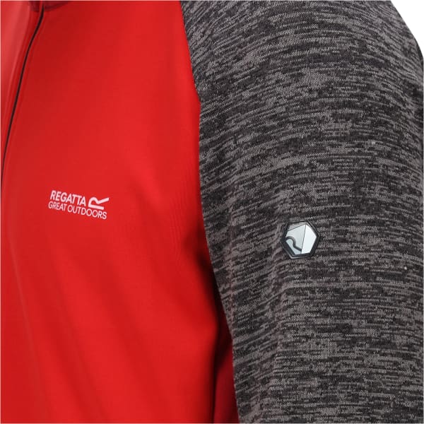 Veste polaire randonnée REGATTA COLADANE IV DKGREY/CHRED