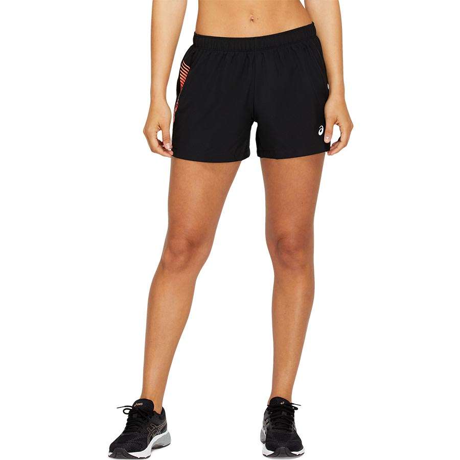 ASICS Icon 4IN Hardloopbroek Kort Zwart Dames