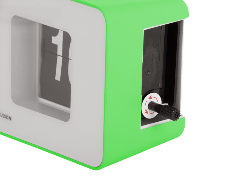 Wall/Table Clock Funky Flip KA6042BG Bright green