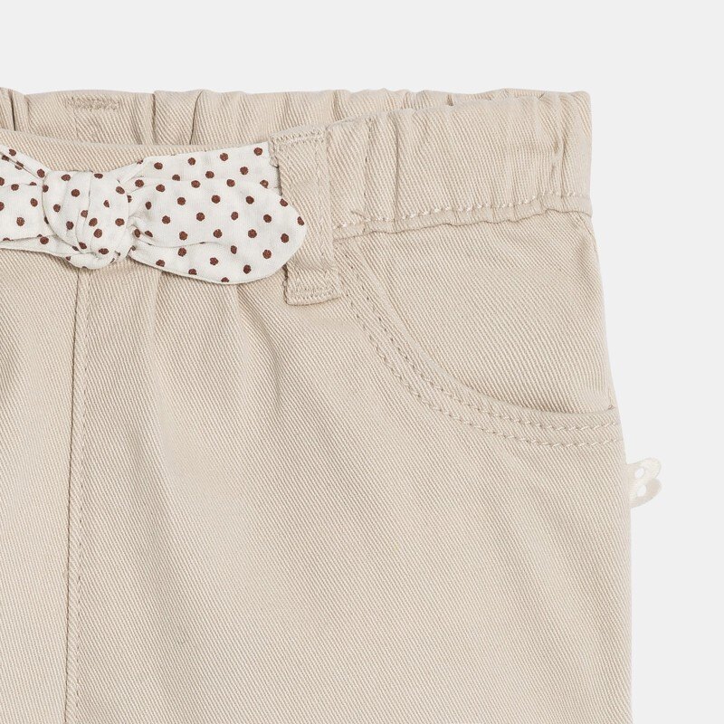 Short nœud fantaisie blanc bébé fille Blanc