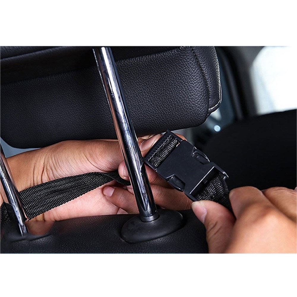 (85x45cm) Auto Rückbank Aufbewahrungs Hänge Beutel Organizer Tasche mit 8 Fächern - Schwarz