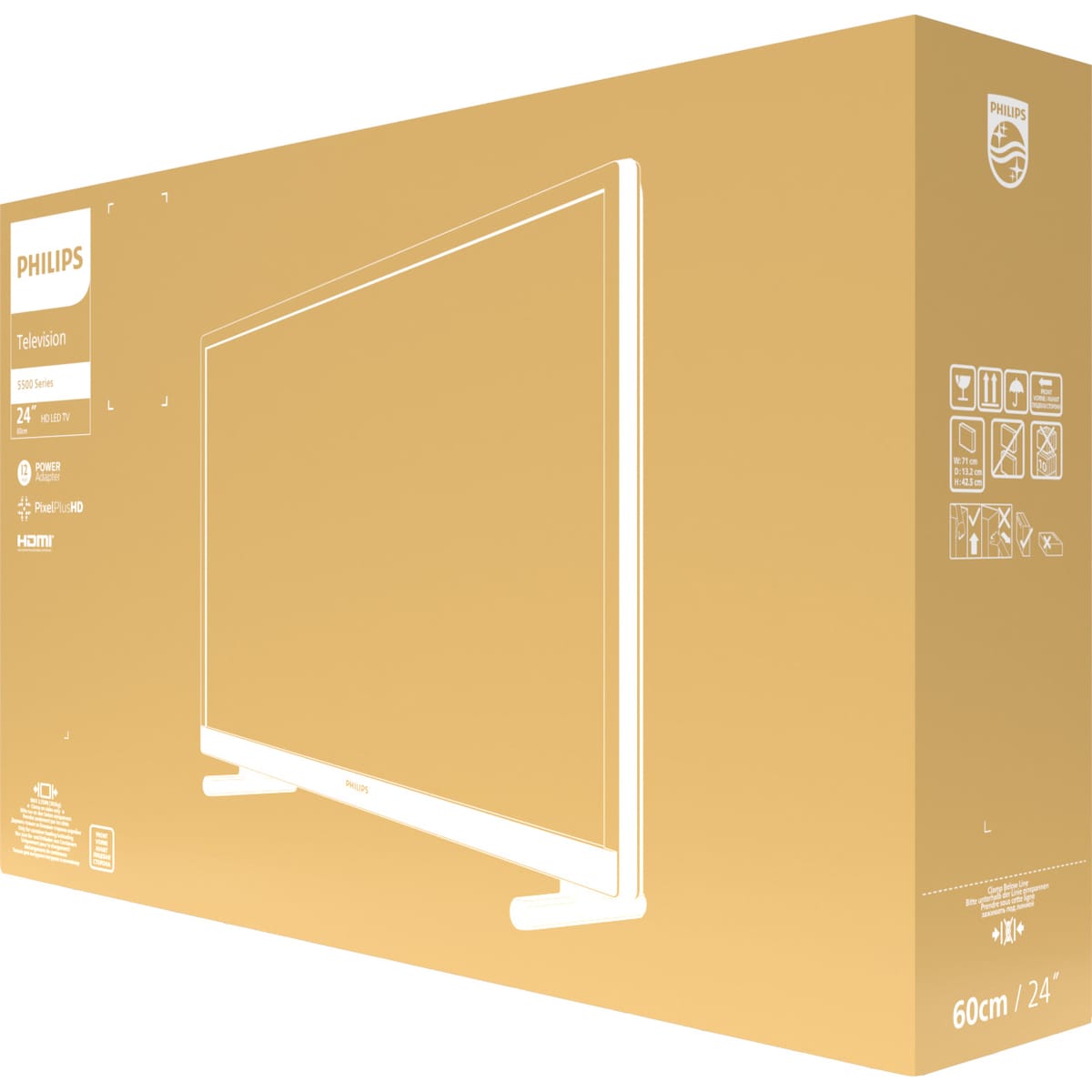 Philips 24” PHS5537 HD Ready LED TV (12V)