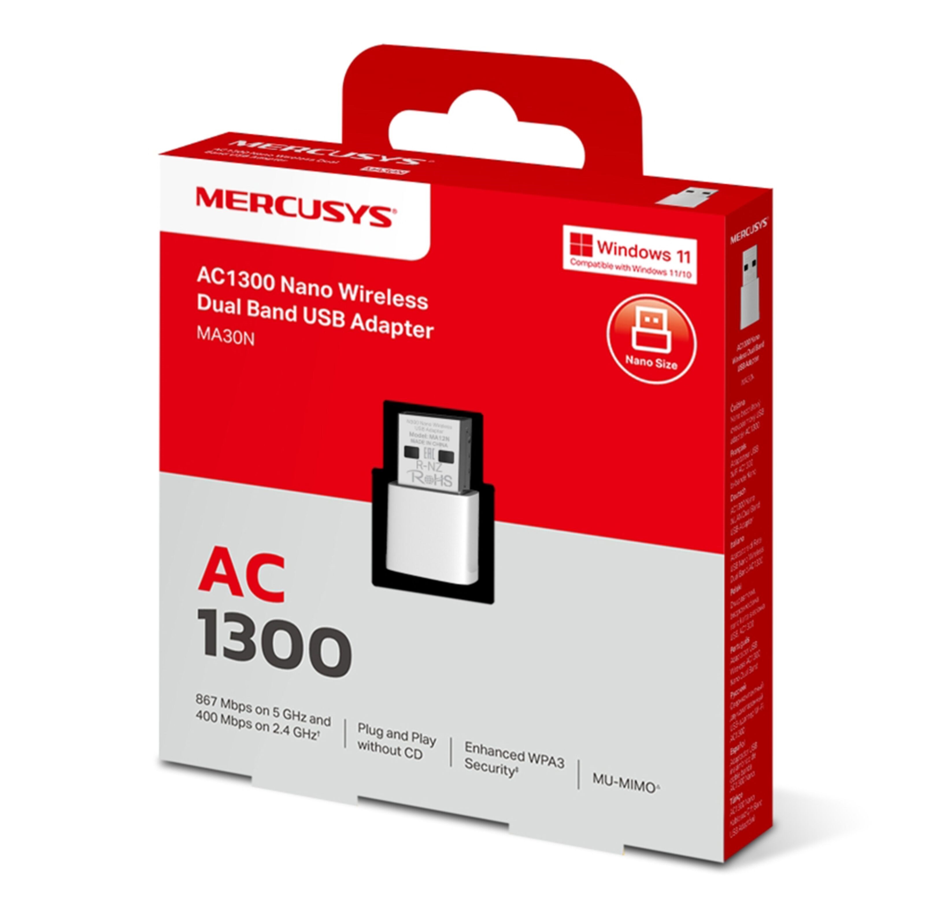 Mercusys MA30N USB nettverksadapter
