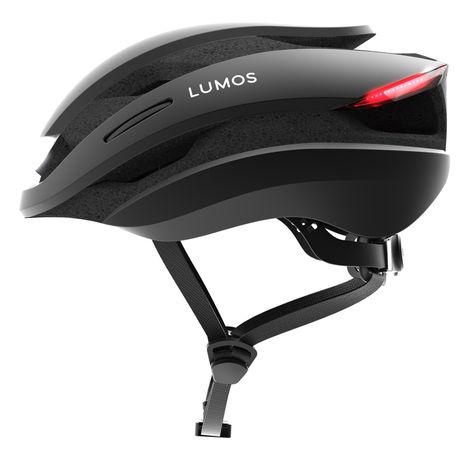 ULTRA MIPS Velohelm mit Front- und Rücklicht  schwarz  54-61CM