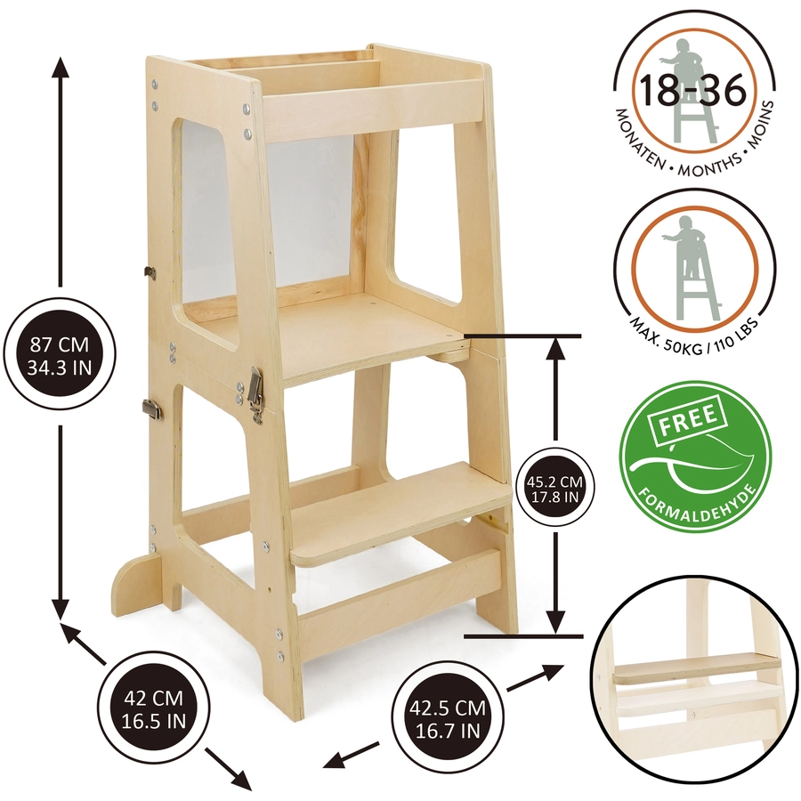 509 Crew Lernturm Prema Lux 3in1 natur