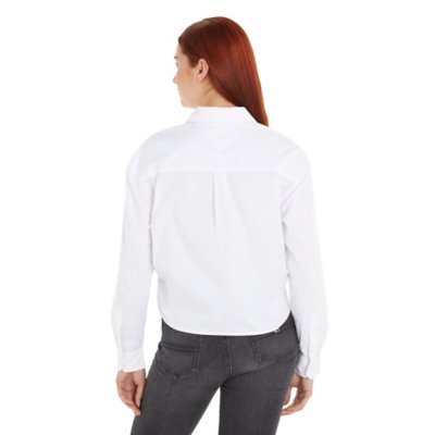 Chemise à manches longues femme TjFront Tie TOMMY HILFIGER