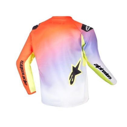 Maillot cross Alpinestars YOUTH RACER - LUCENT - Blanc / Rouge