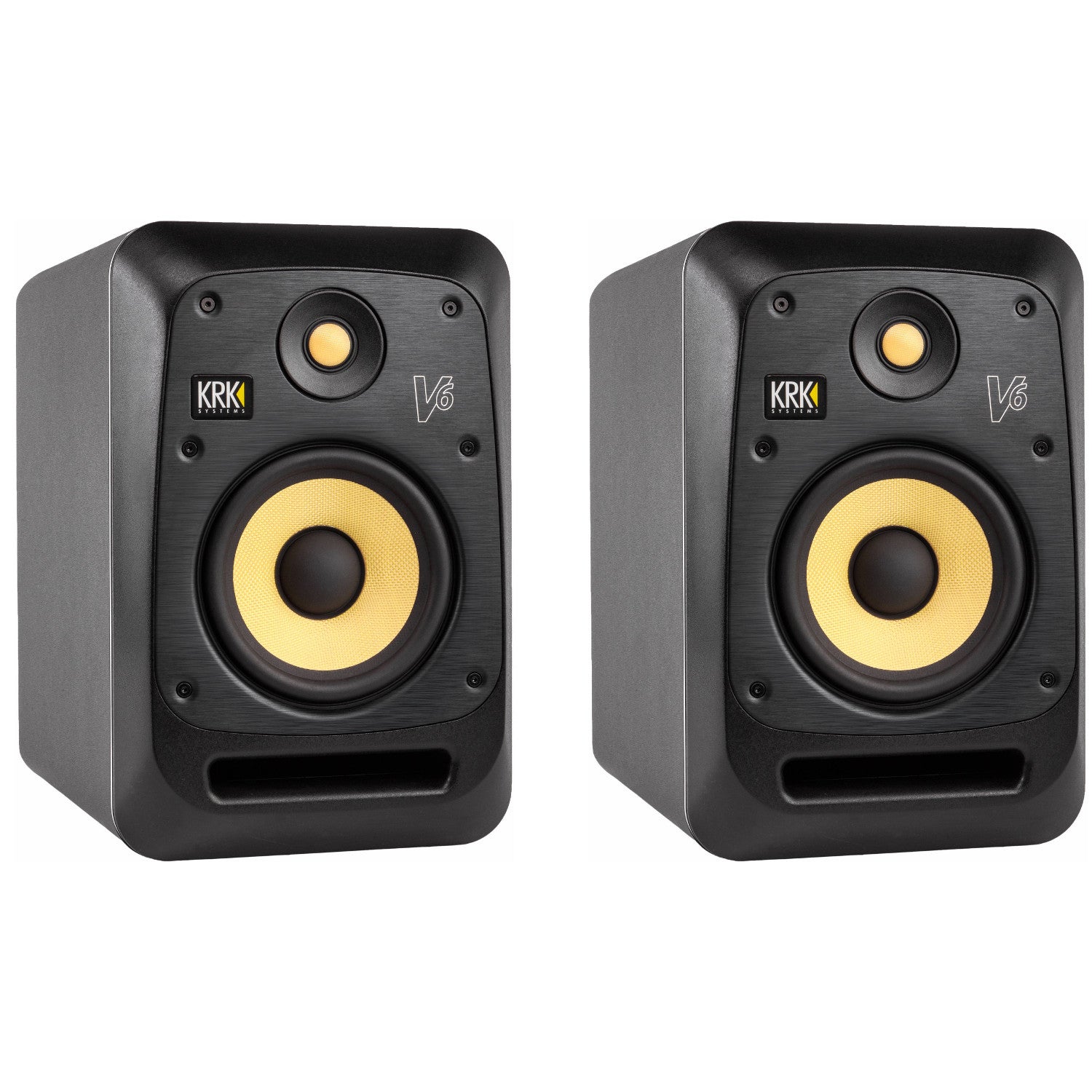 KRK V6 S4 actieve studiomonitor (set van 2) met Monpads