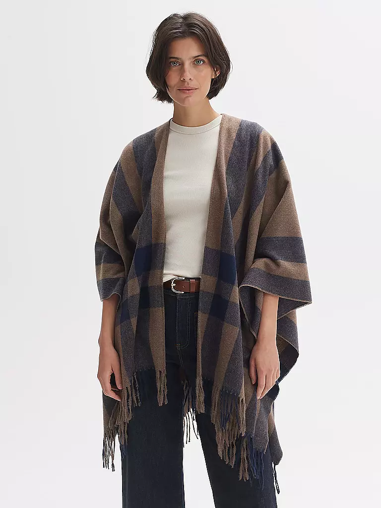 OPUS Poncho - Cape ATANO CAPE braun