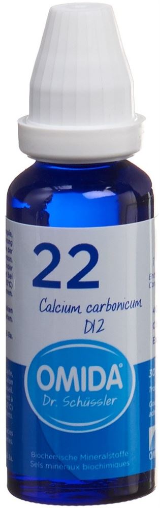 Omida Nr22 Calcium carbonicum 12 D<br>30 ml, Flasche, Dilution
